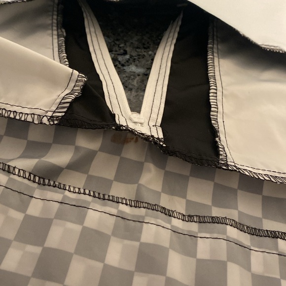 Beautiful Giant jacket 80’s checkerboard black and white pockets quarter zip - Picture 7 of 8